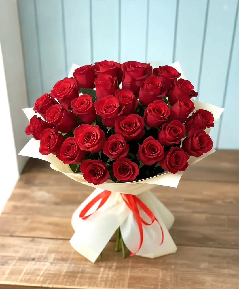 Букет 29 Красных роз в Агроном