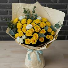 Букет цветов из:  Розы в Агроном