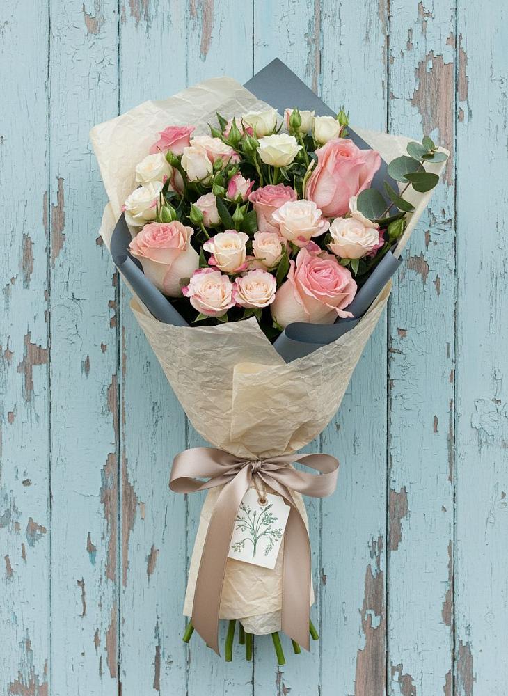 Букет цветов из: Розы в Агроном