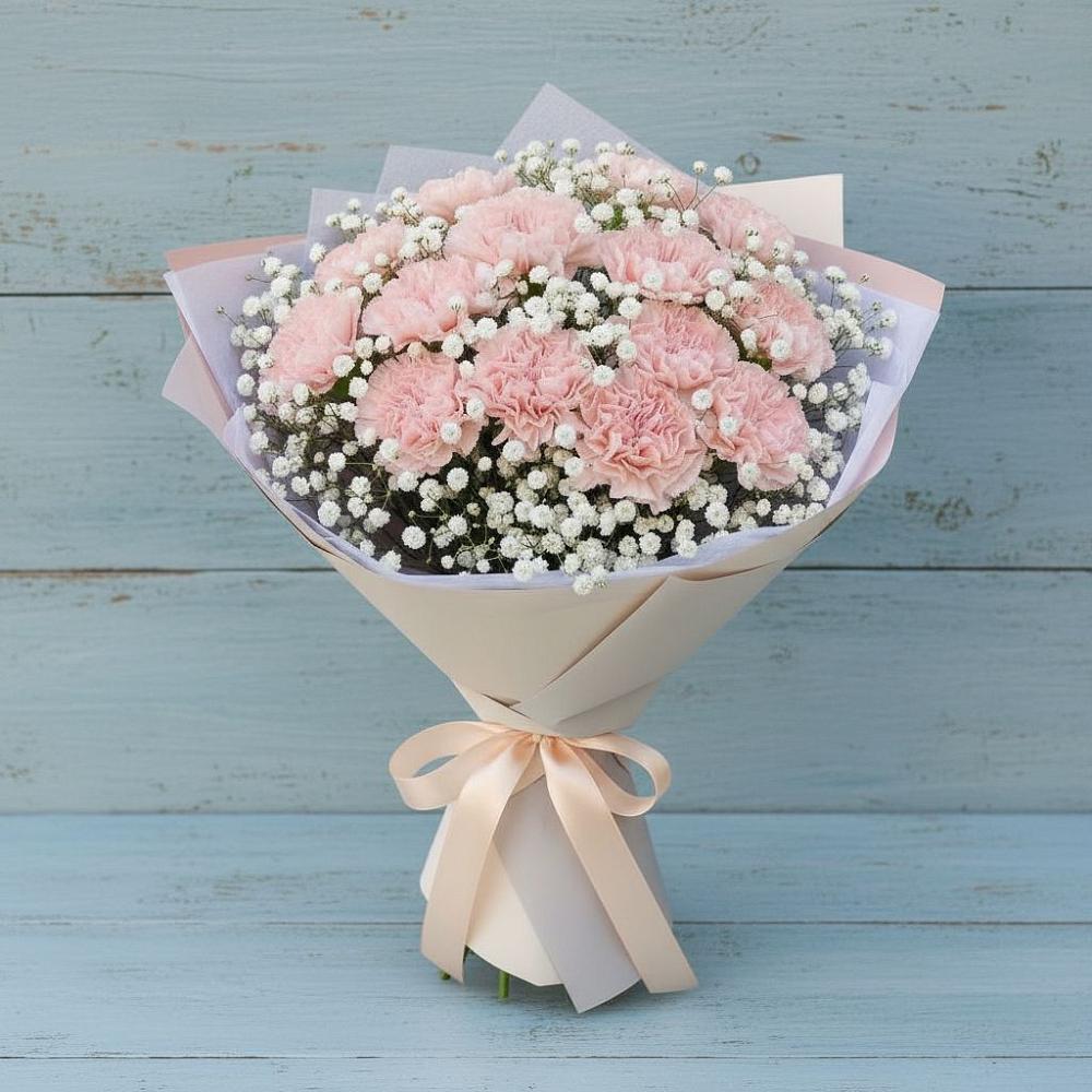 Букет цветов из: Гвоздики в Агроном