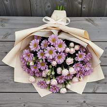 Букет цветов из:  Розы и Хризантемы в Агроном