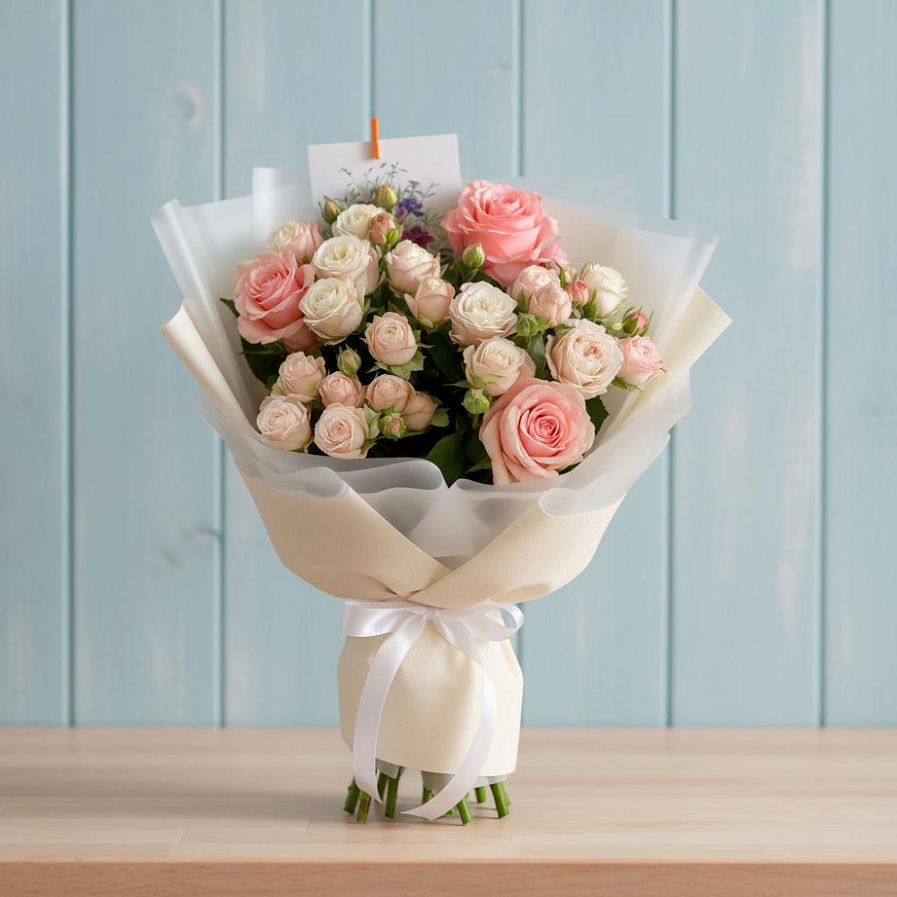 Букет цветов из: Розы в Агроном