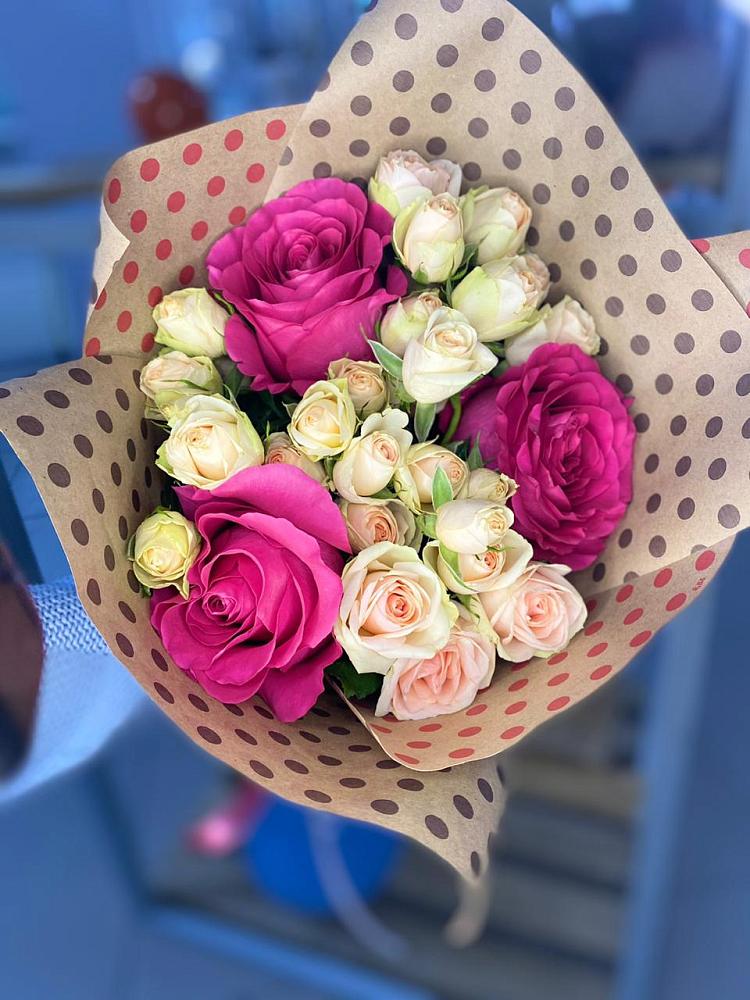 Букет цветов из: Розы в Агроном