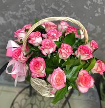 Цветочная композиция из Розы в корзине #REPLACE_PRED# Агроном
