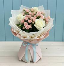 Букет цветов из:  Розы в Агроном