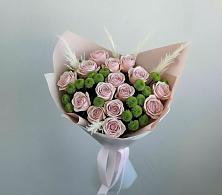 Букет цветов из:  Розы и Хризантемы #REPLACE_PRED# Агроном