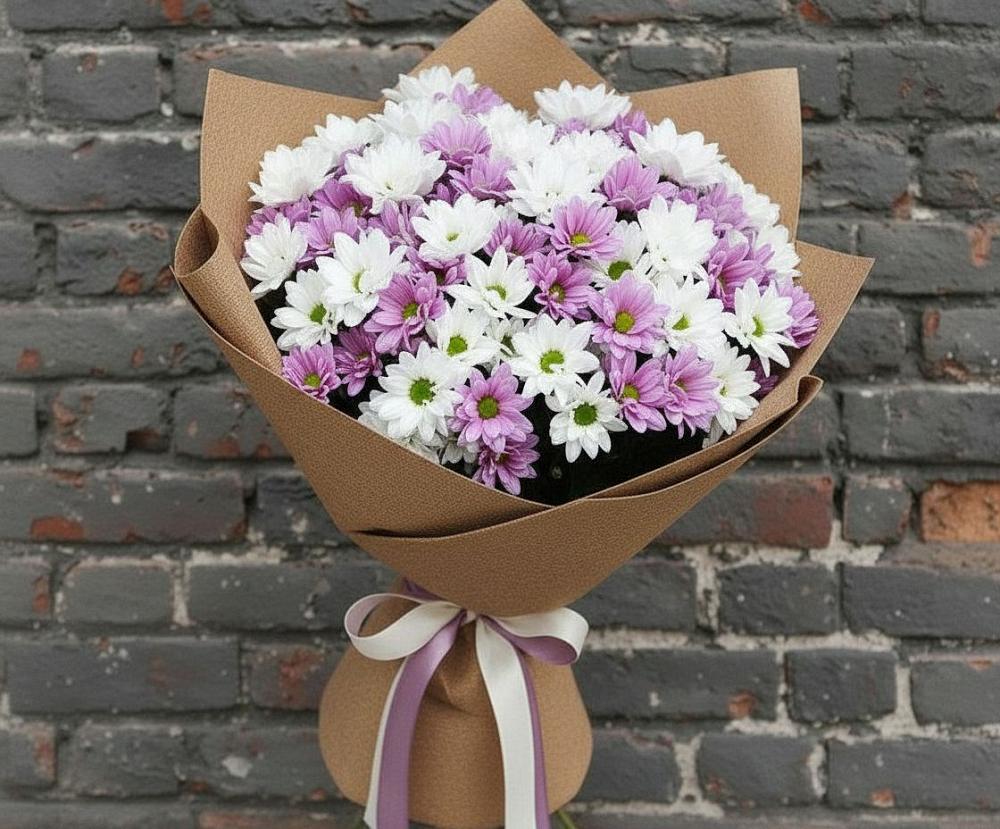 Букет цветов из: Хризантемы в Агроном