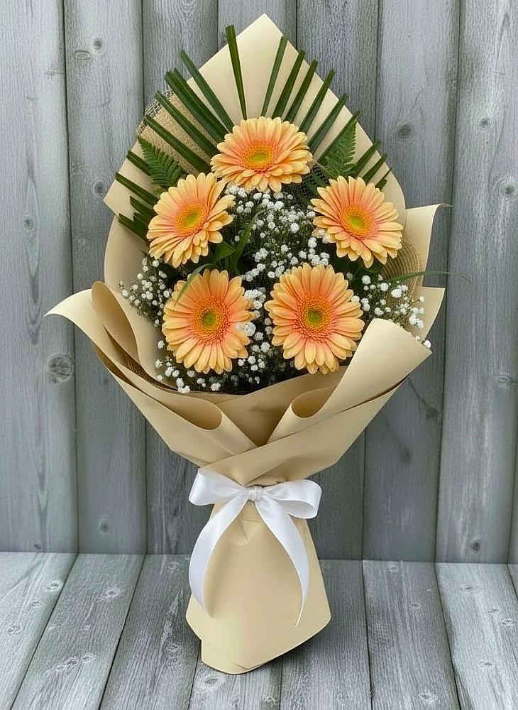 Букет цветов из: Герберы в Агроном