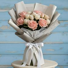 Букет цветов из:  Розы #REPLACE_PRED# Агроном