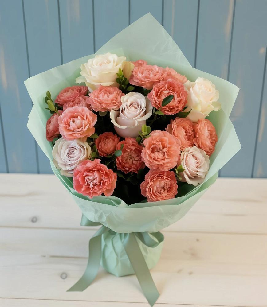 Букет цветов из: Розы в Агроном