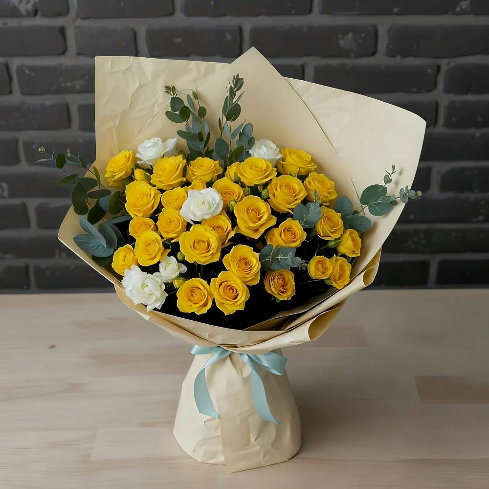 Букет цветов из: Розы в Агроном