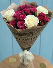 Букет цветов из:  Розы #REPLACE_PRED# Агроном
