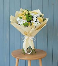 Букет цветов из:  Хризантемы и Розы #REPLACE_PRED# Агроном