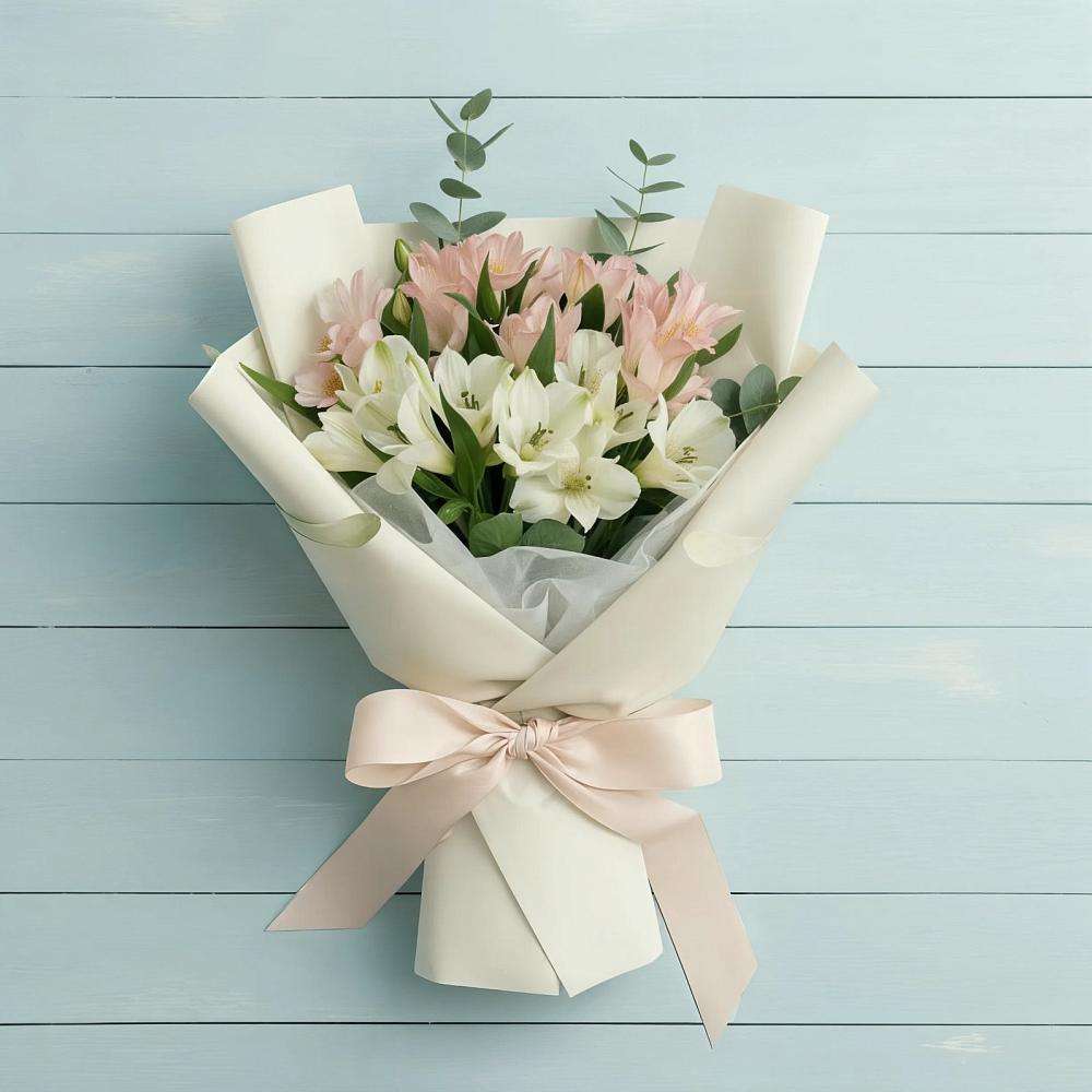 Букет цветов из: Альстромерии в Агроном