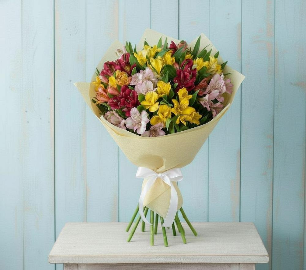 Букет цветов из: Альстромерии в Агроном