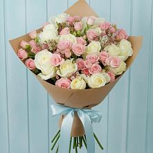 Букет цветов из:  Розы в Агроном
