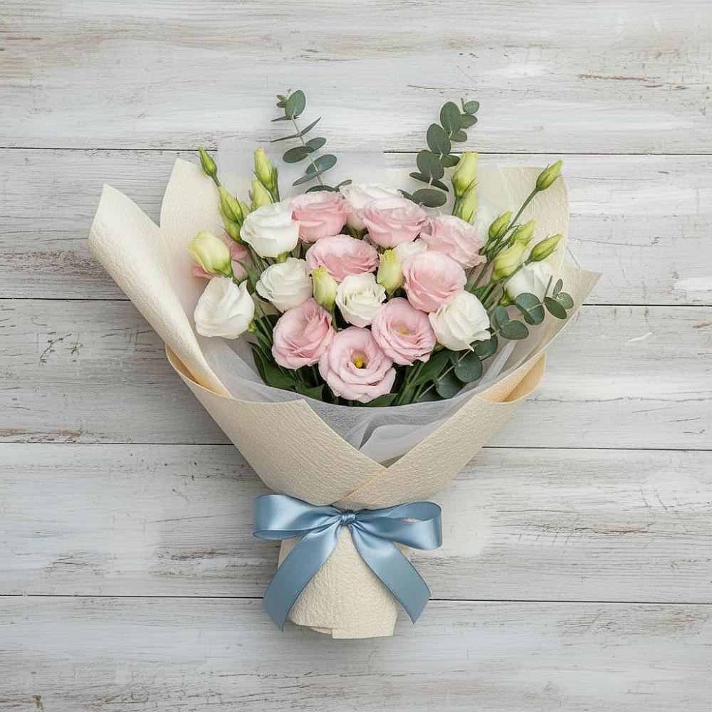 Букет цветов из: Лизиантусы в Агроном